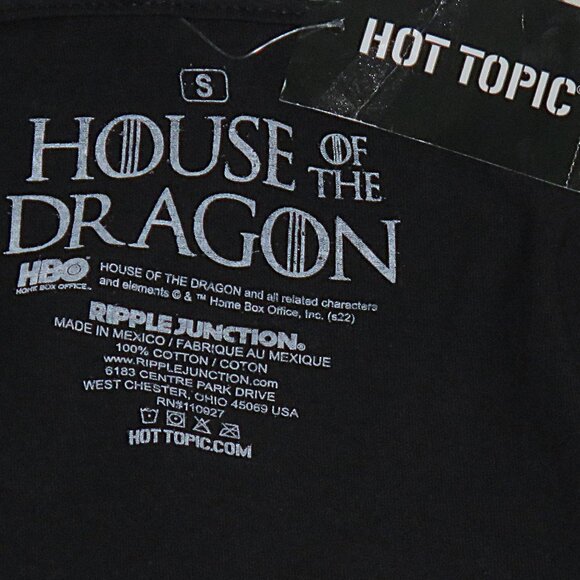 NWT Unisex House of Dragons Crown T-Shirt Size S (C091) - Picture 5 of 5